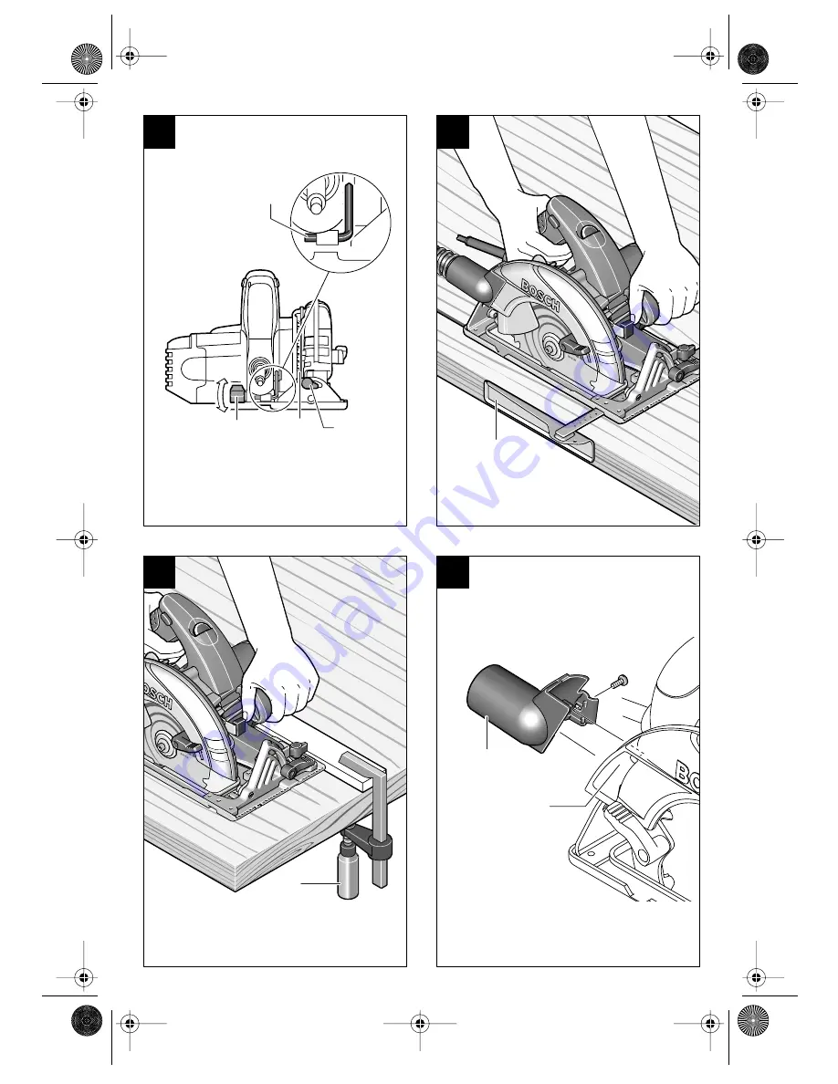 Bosch GKS 65 CE Operating Instructions Manual Download Page 4