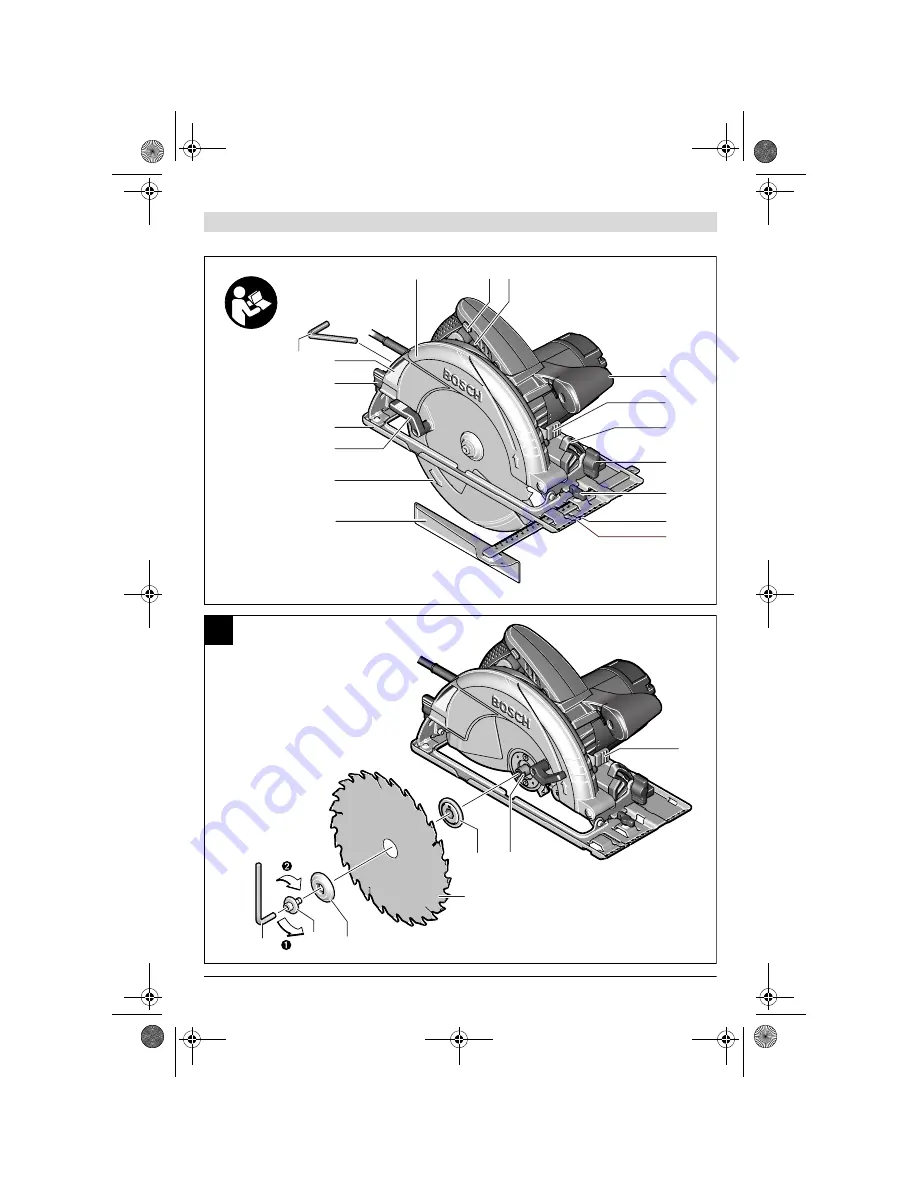 Bosch GKS 85 Original Instructions Manual Download Page 3