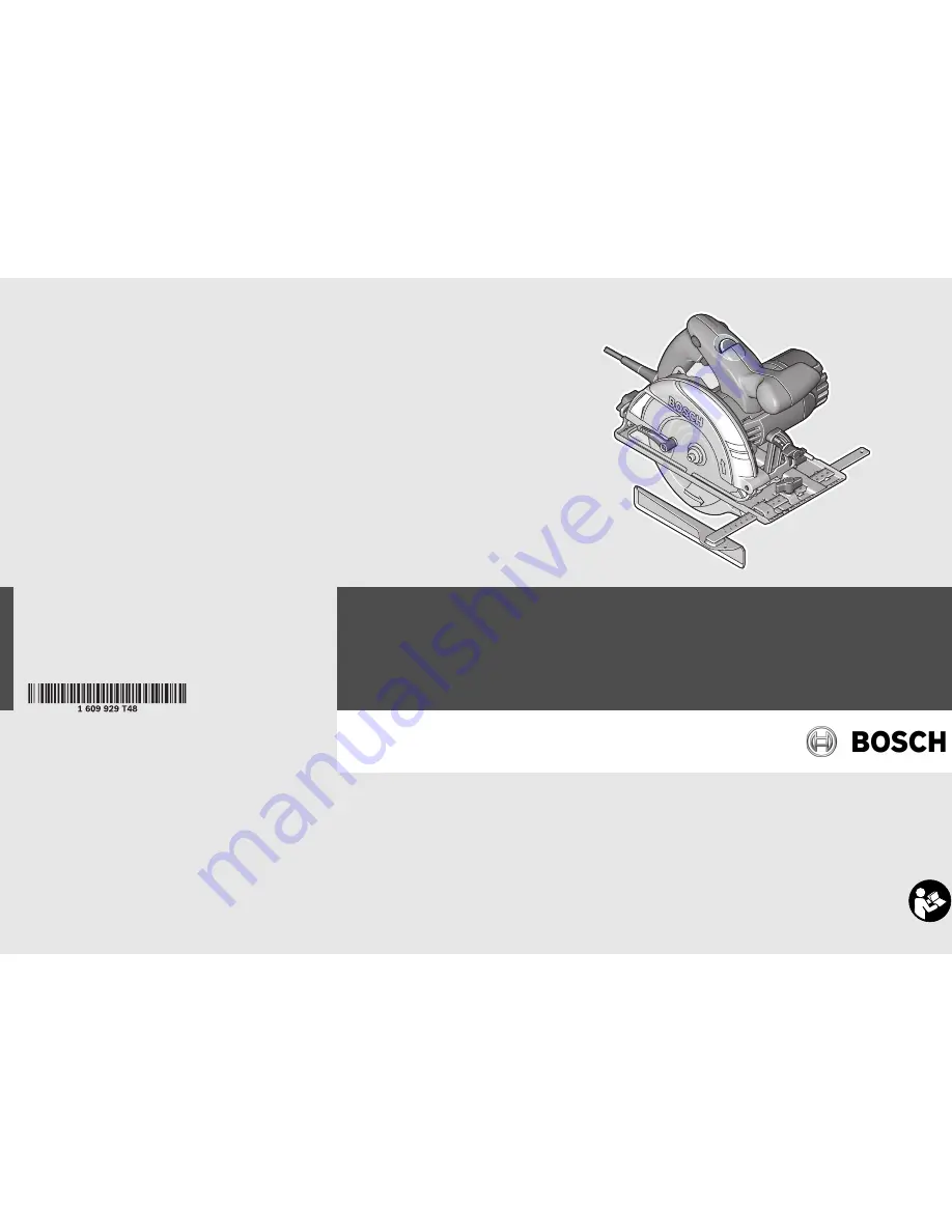 Bosch GKS Professional 55 Скачать руководство пользователя страница 1