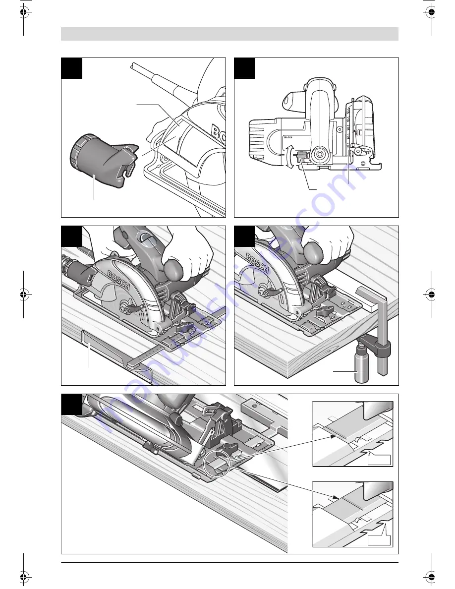 Bosch GKS Professional 55 Original Instructions Manual Download Page 4