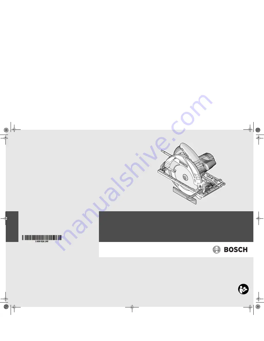 Bosch GKS Professional 85 Скачать руководство пользователя страница 1