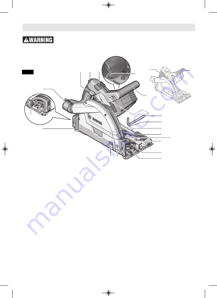 Bosch GKT13-225 Operating/Safety Instructions Manual Download Page 9