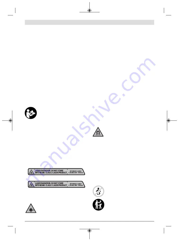 Bosch GLL 3-80 C Original Instructions Manual Download Page 186