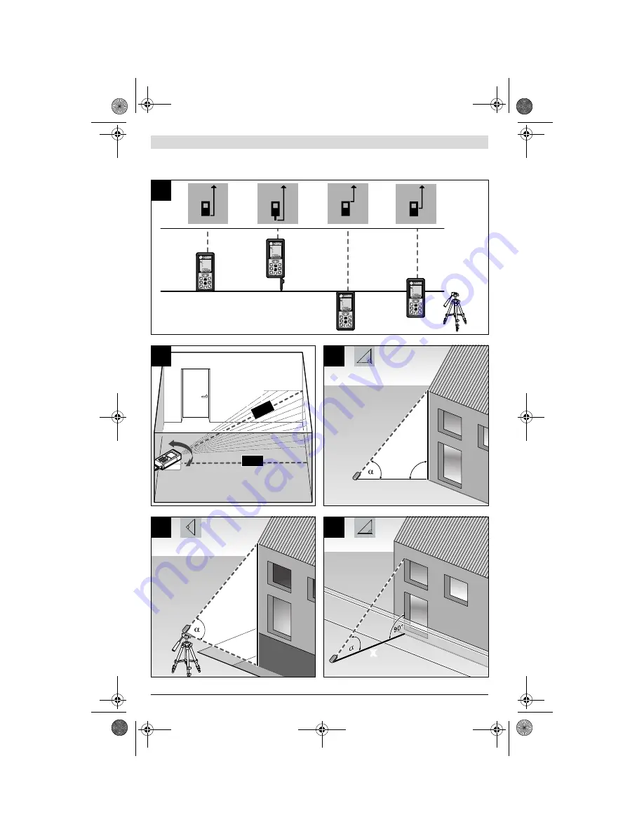 Bosch GLM 80 Professional Original Instructions Manual Download Page 4