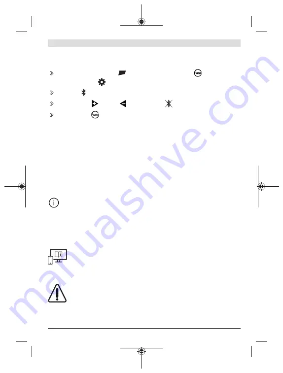 Bosch GLM Professional 100-25 C Original Instructions Manual Download Page 69