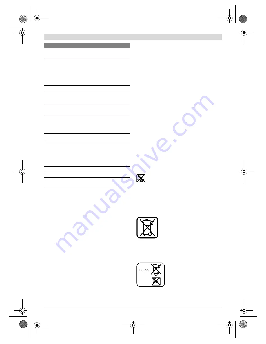 Bosch GML 10,8 V-LI Professional Original Instructions Manual Download Page 92