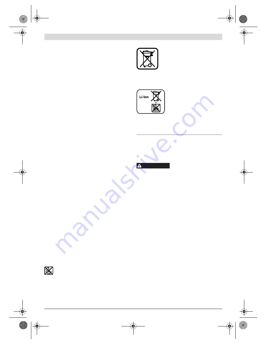 Bosch GML 10,8 V-LI Professional Original Instructions Manual Download Page 104