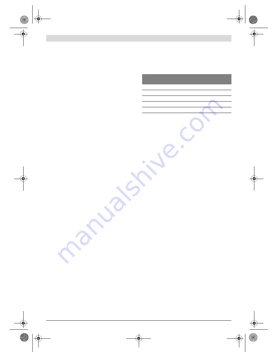 Bosch GML 20 Instruction Manual Download Page 124