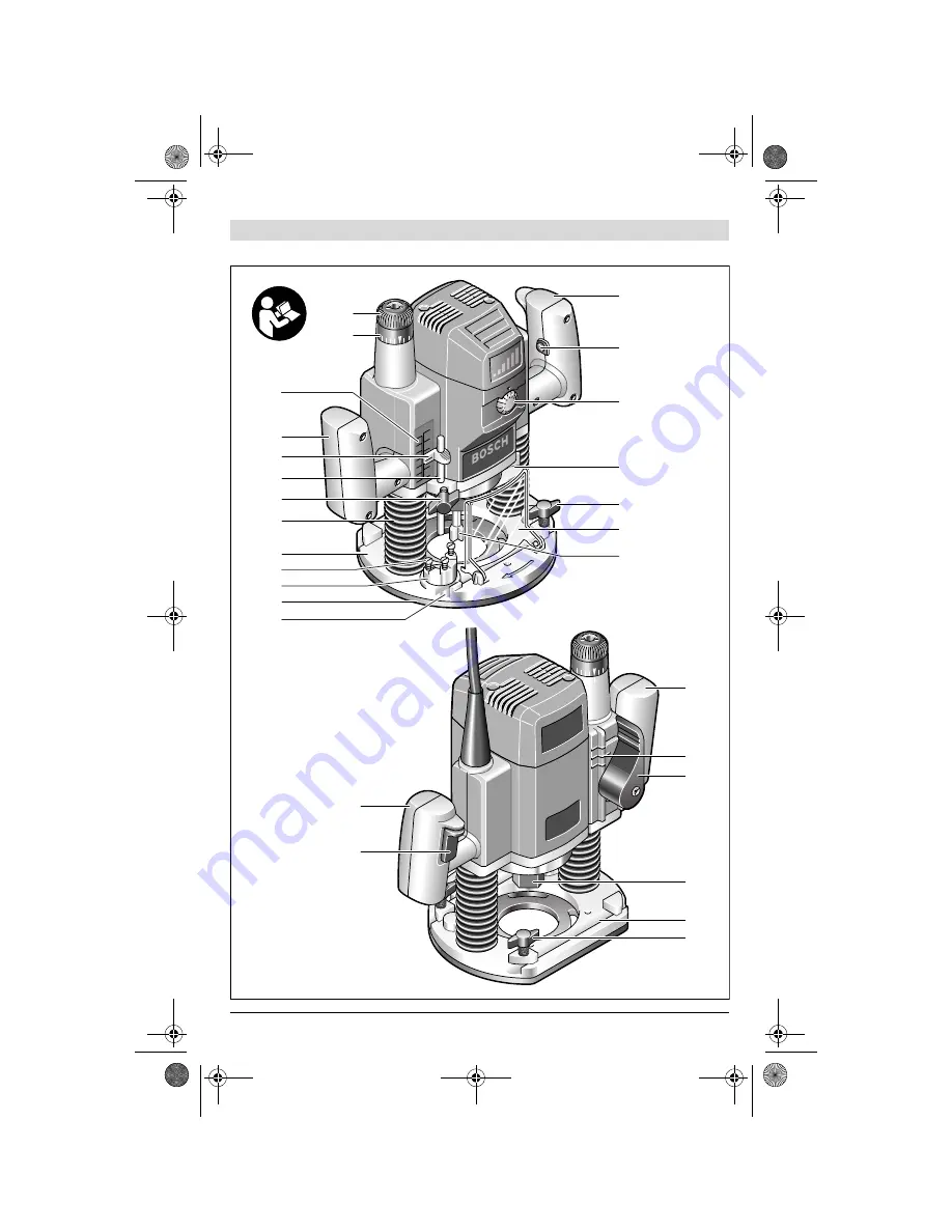 Bosch GOF Professional 1300 CE Original Instructions Manual Download Page 3