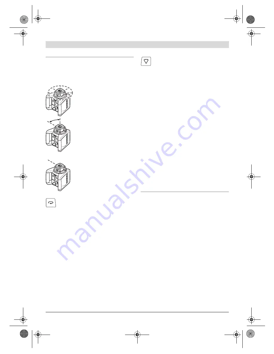 Bosch GRL 150 HV Professional Original Instructions Manual Download Page 207