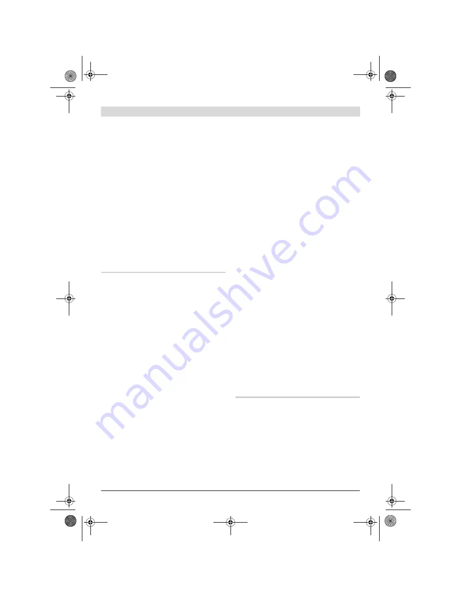 Bosch GSA 1100 E Professional Original Instructions Manual Download Page 127