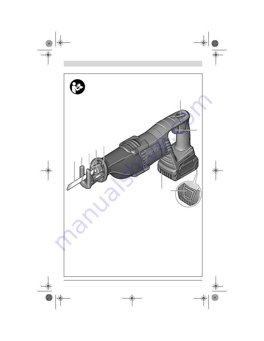 Bosch GSA 18 V-LI Original Operating Instructions Download Page 4