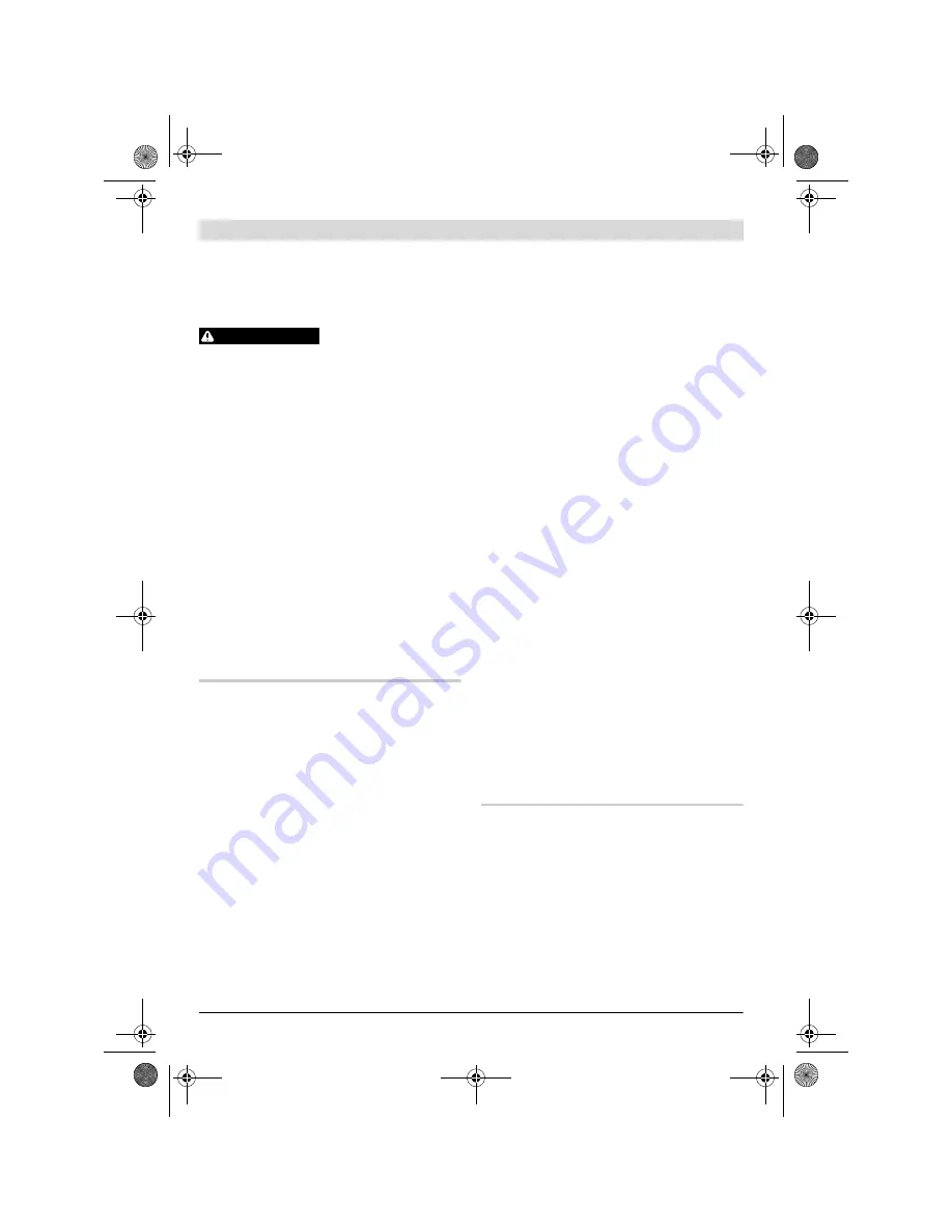 Bosch GSA 18 V-LI Original Operating Instructions Download Page 47