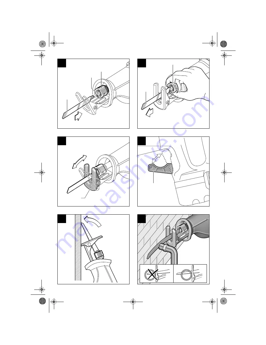 Bosch GSA 18 VE Operating Instructions Manual Download Page 5