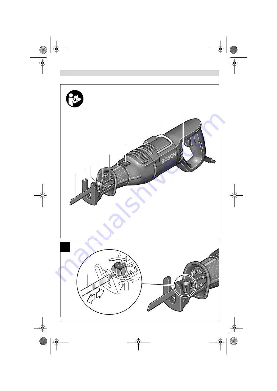 Bosch GSA 900 Professional Original Instructions Manual Download Page 4