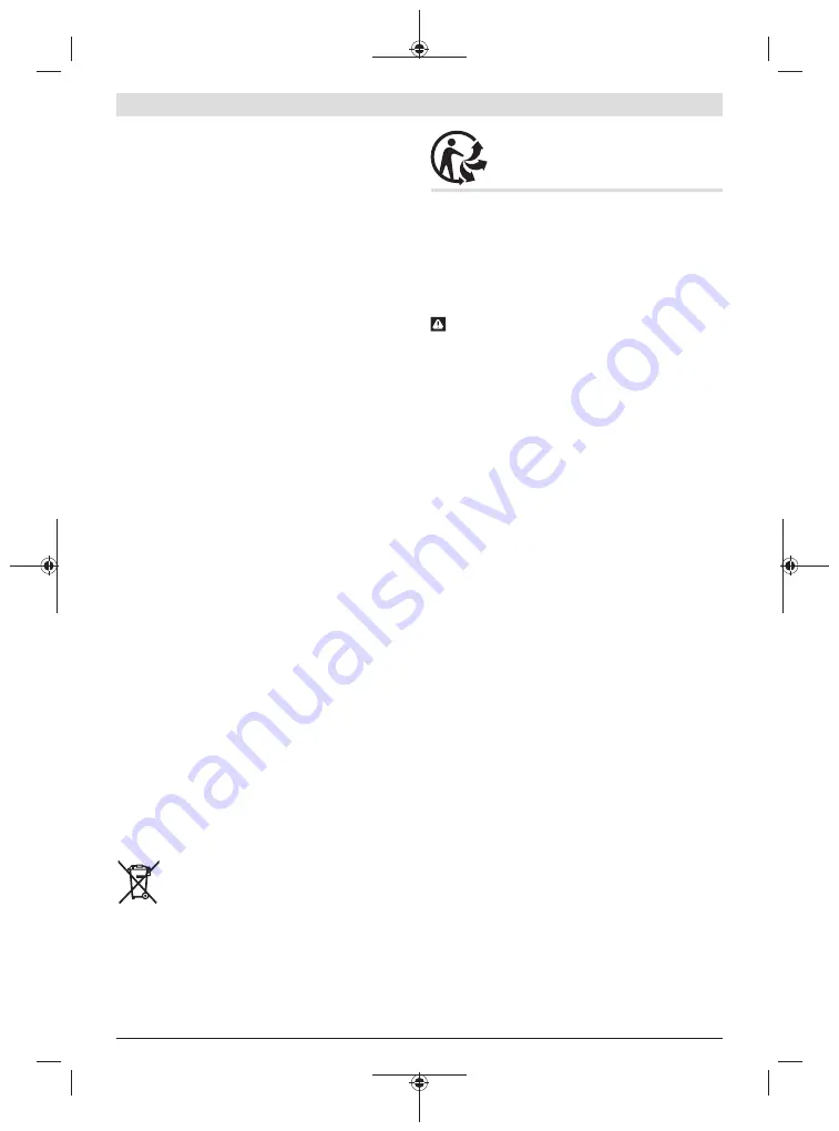 Bosch GSB 1600 RE Original Instructions Manual Download Page 20