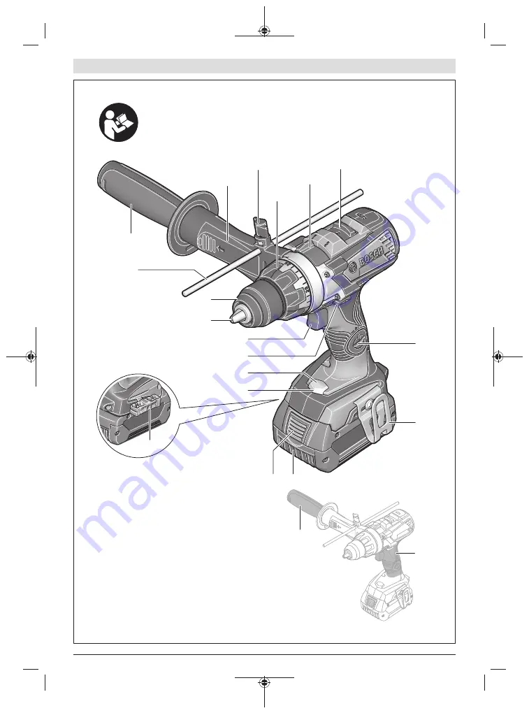 Bosch GSB 18V-85 C Original Instructions Manual Download Page 3