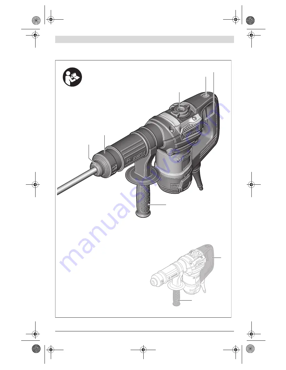 Bosch GSH 501 Professional Original Instructions Manual Download Page 4