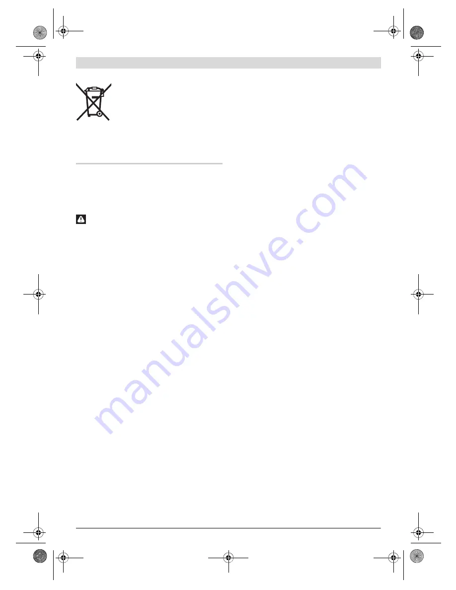 Bosch GSH 501 Professional Original Instructions Manual Download Page 10