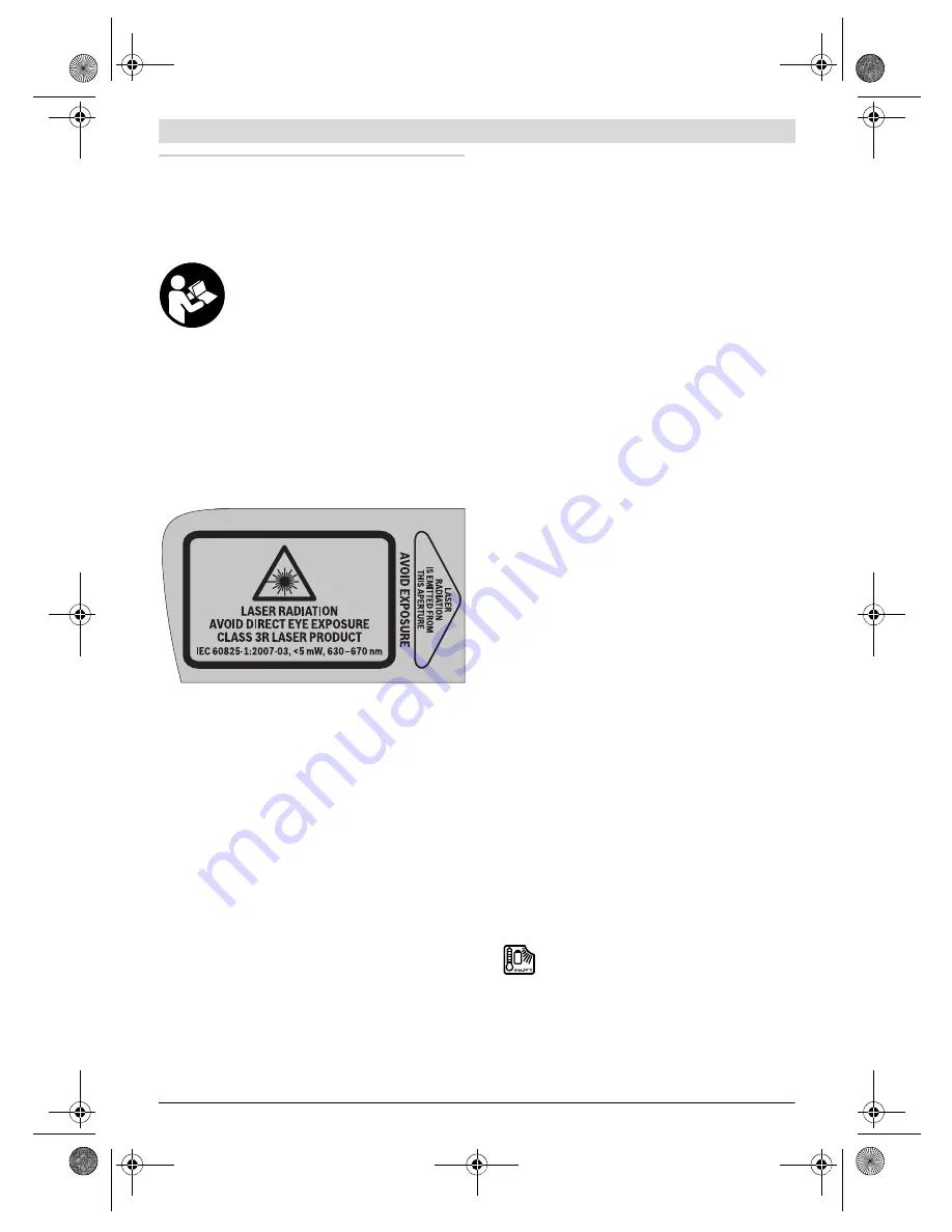 Bosch GSL 2 Original Instructions Manual Download Page 109