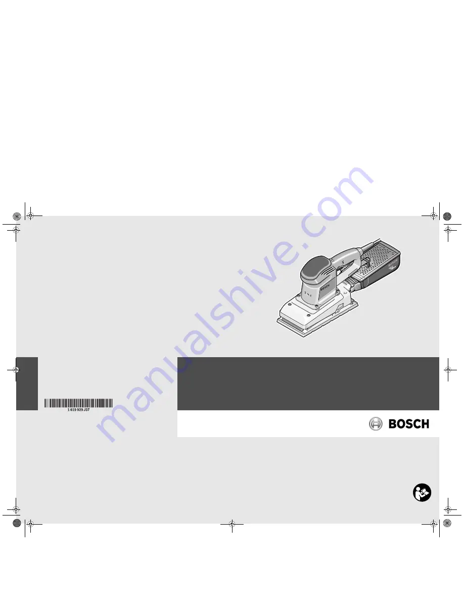 Bosch GSS 230 AE PROFESSIONAL Original Instructions Manual Download Page 1