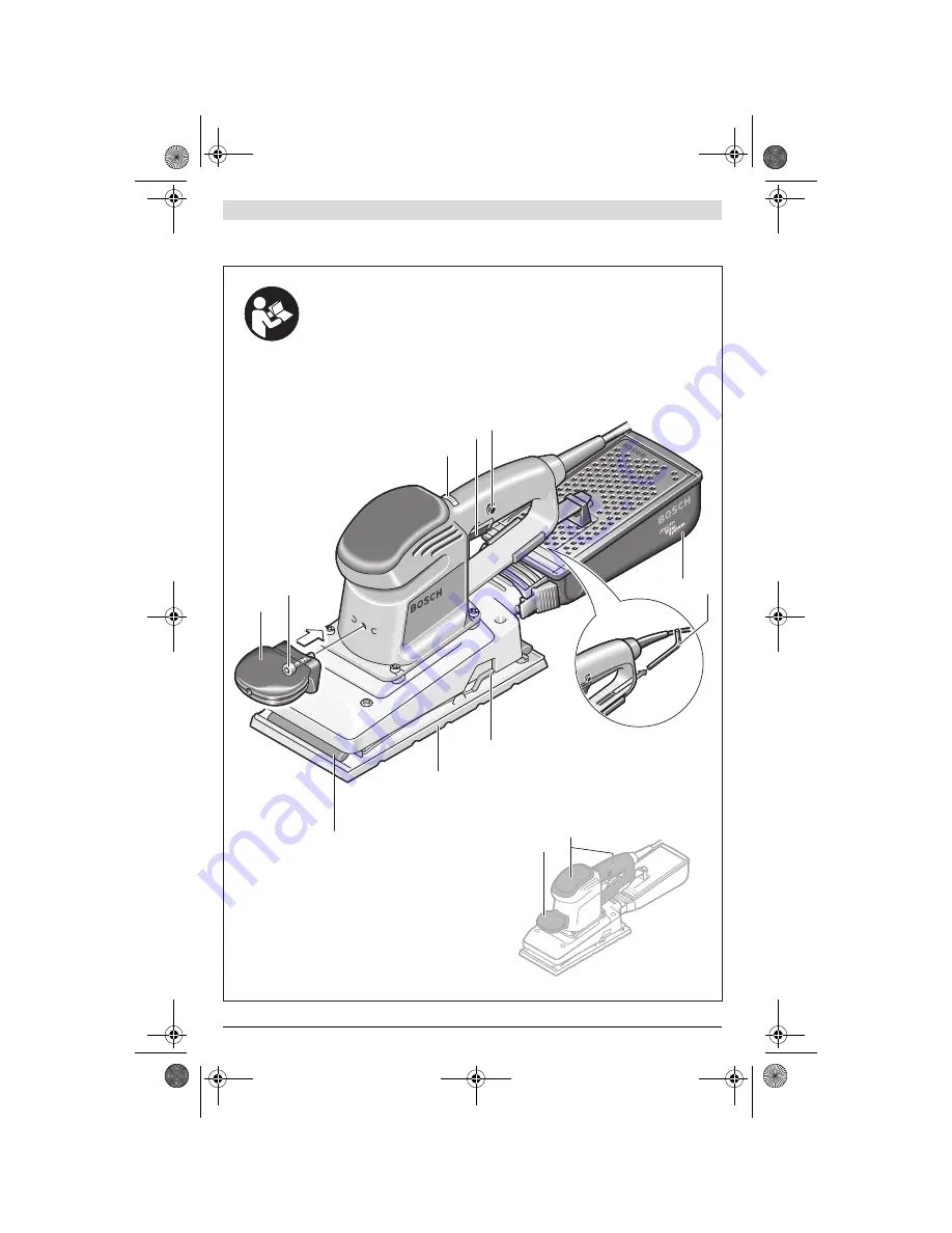 Bosch GSS 230 AE PROFESSIONAL Original Instructions Manual Download Page 3