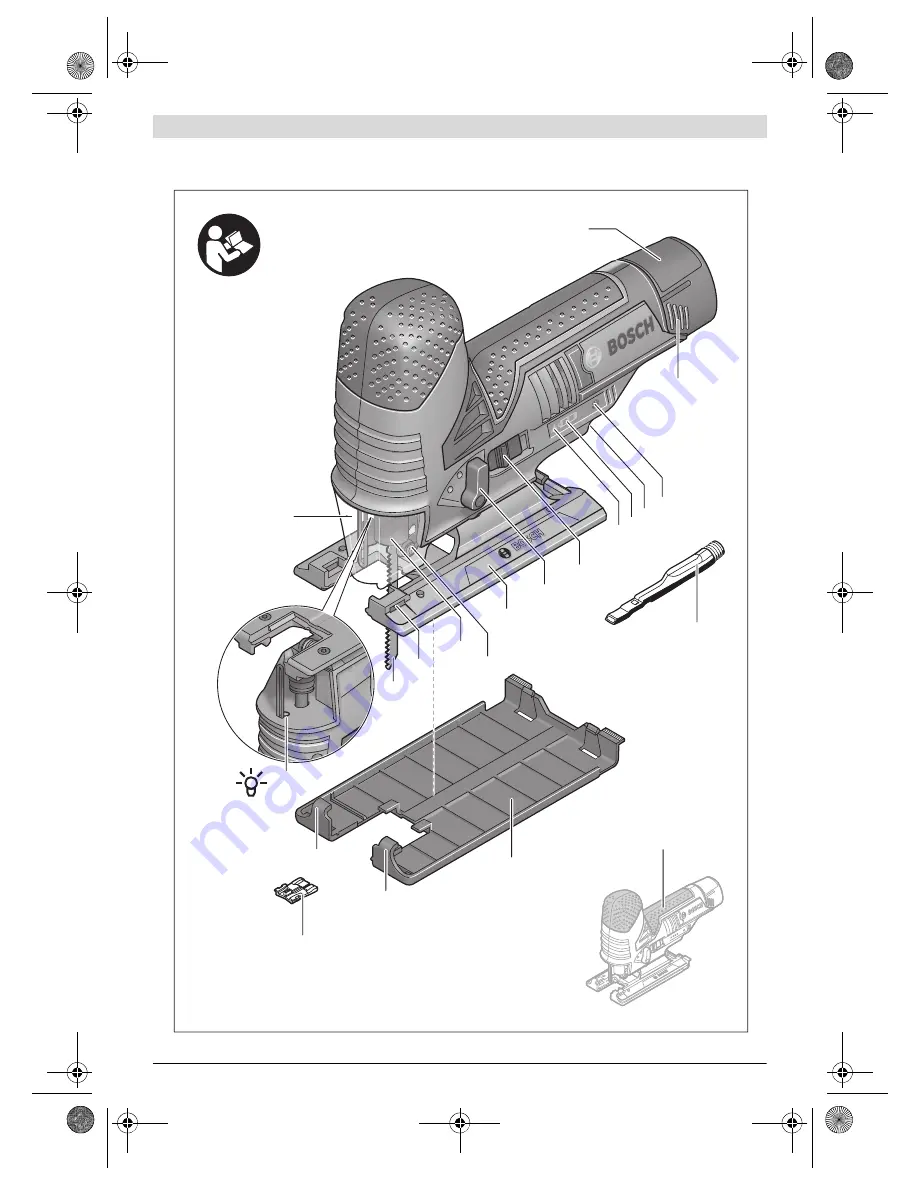 Bosch GST 10,8 V-LI Professional Original Instructions Manual Download Page 3