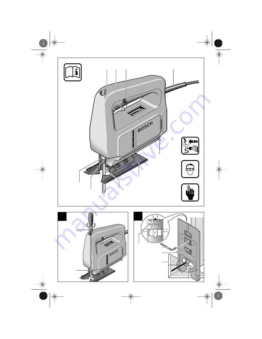 Bosch GST 54 E Operating Instructions Manual Download Page 4