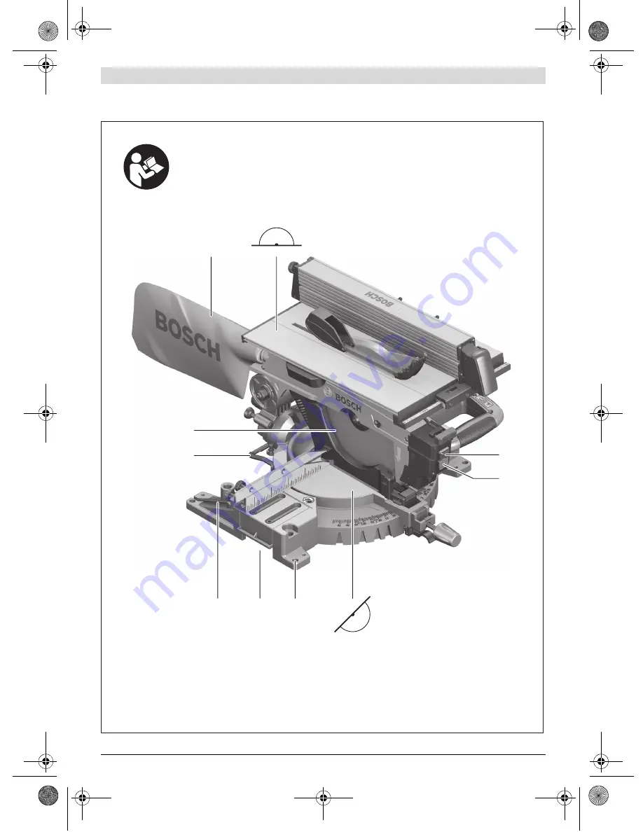 Bosch GTM 12 JL Professional Original Instructions Manual Download Page 3