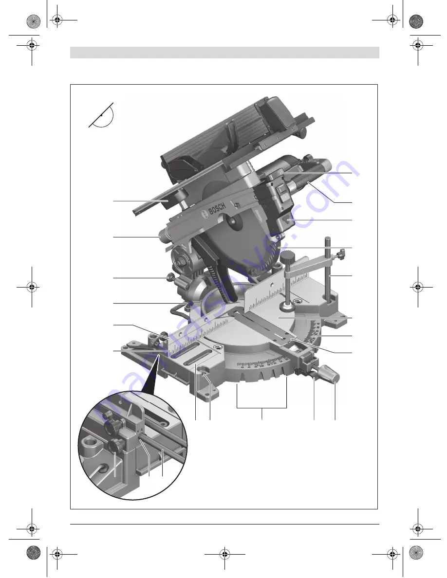 Bosch GTM 12 JL Professional Original Instructions Manual Download Page 4