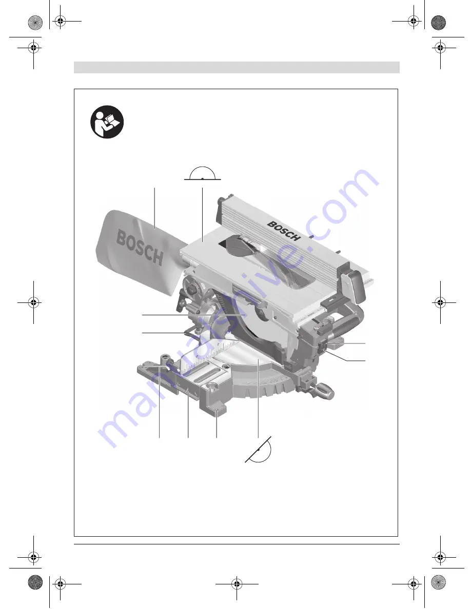 Bosch GTM 12 Professional Original Instructions Manual Download Page 3