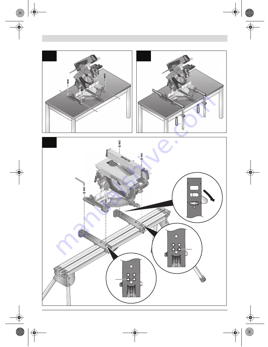 Bosch GTM 12 Professional Original Instructions Manual Download Page 7