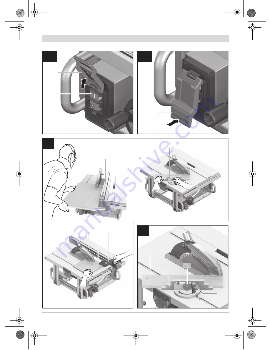 Bosch GTS 10 J Professiona Original Instructions Manual Download Page 10