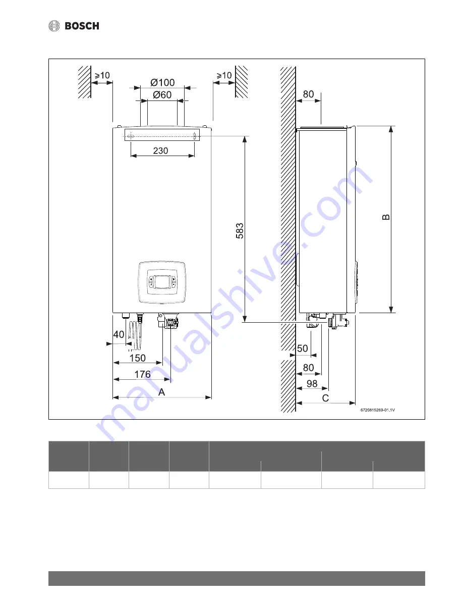 Bosch GWH 12 CTDE 31 F5 S7805 Скачать руководство пользователя страница 7