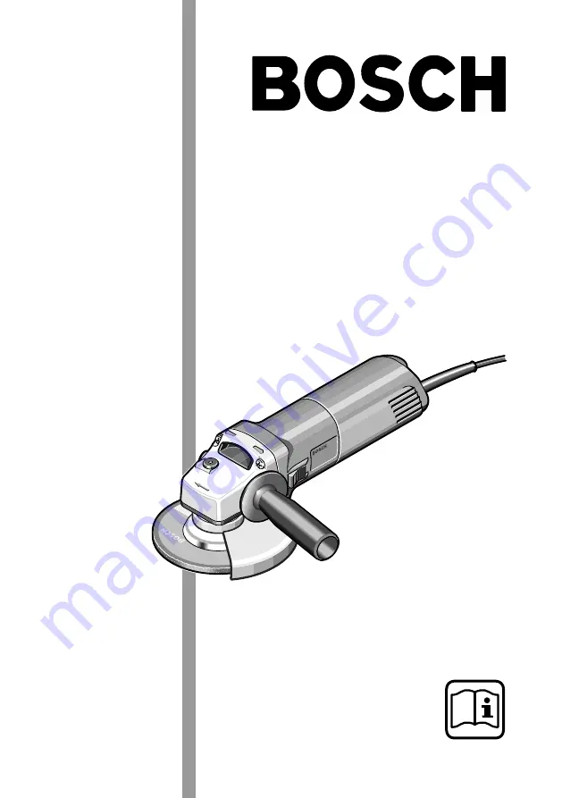 Bosch GWS 6-100 Скачать руководство пользователя страница 1