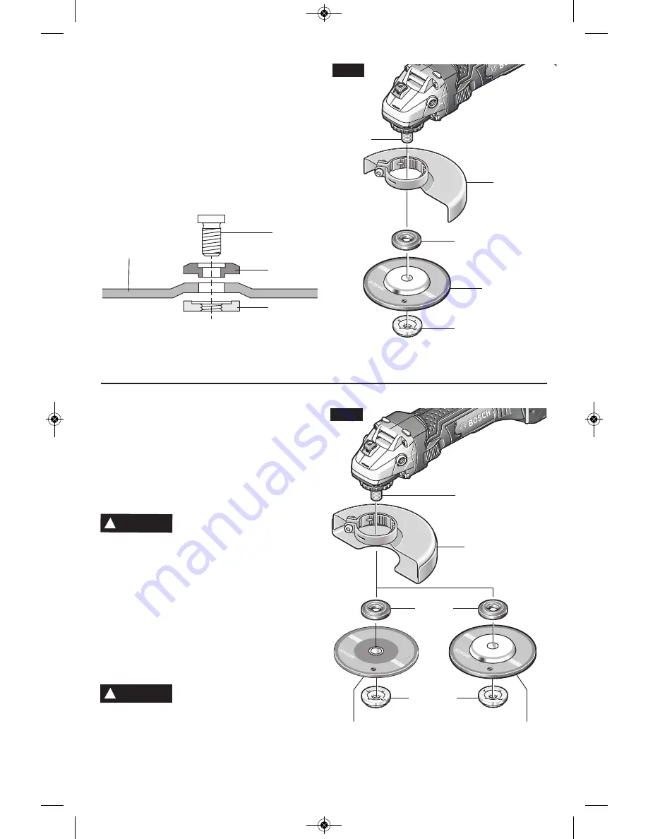 Bosch GWS18V-45 Operating/Safety Instructions Manual Download Page 11