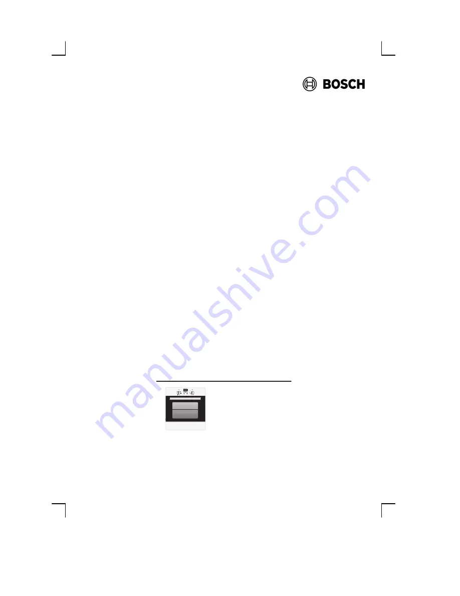 Bosch HBN 331.OB Instruction Manual Download Page 3