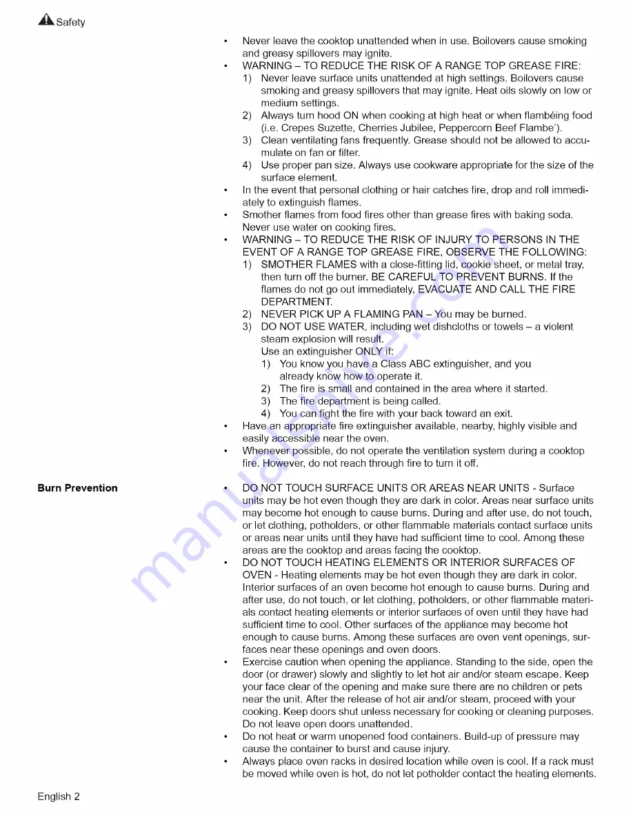 Bosch HES3052U-01 Use And Care Manual Download Page 4