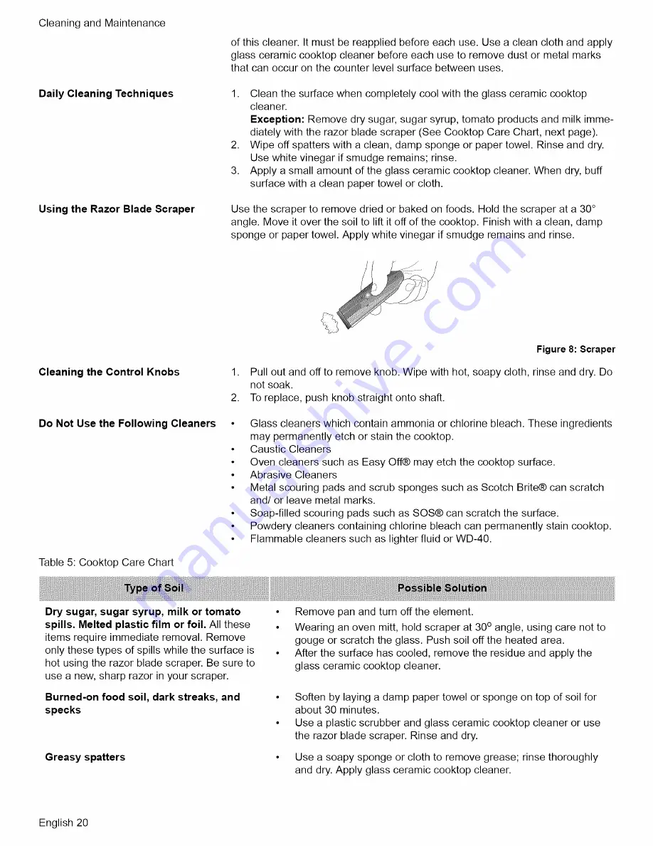 Bosch HES3052U-01 Use And Care Manual Download Page 22