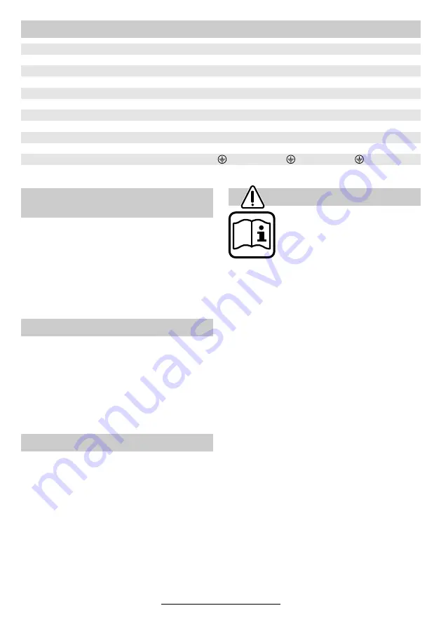 Bosch HSH 10 Operating Instructions Manual Download Page 18