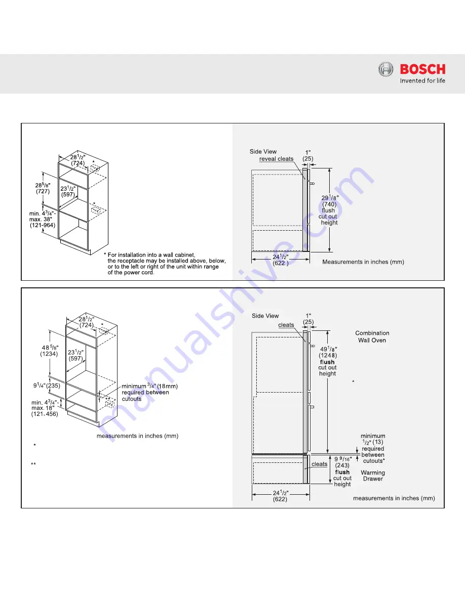 Bosch HWD5051UC Specifications Download Page 4