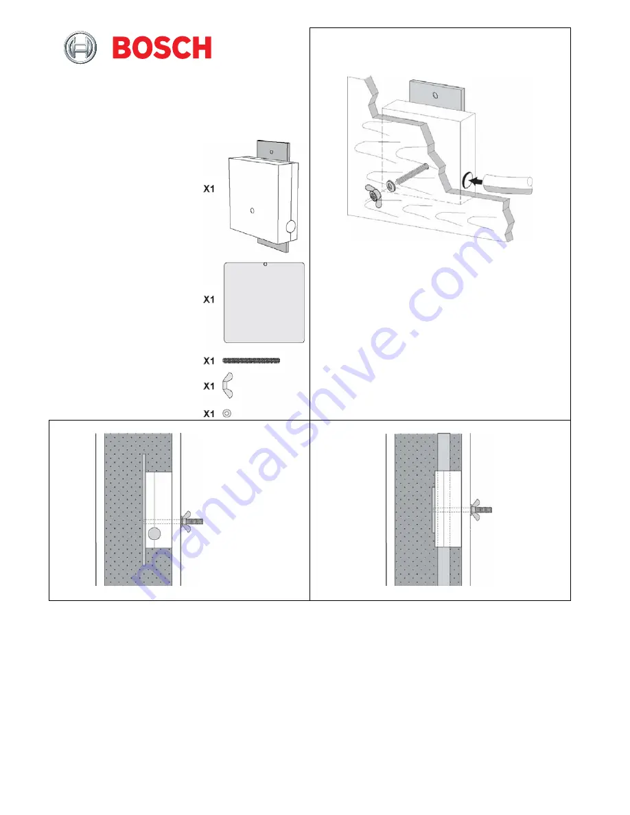 Bosch ISN-GMX-W0 Installation Manual Download Page 1