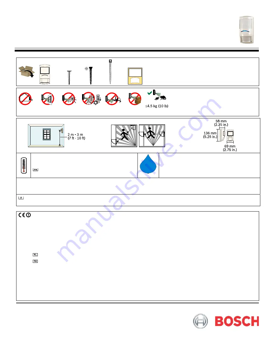 Bosch ISP-PPR1-WA16G Скачать руководство пользователя страница 1