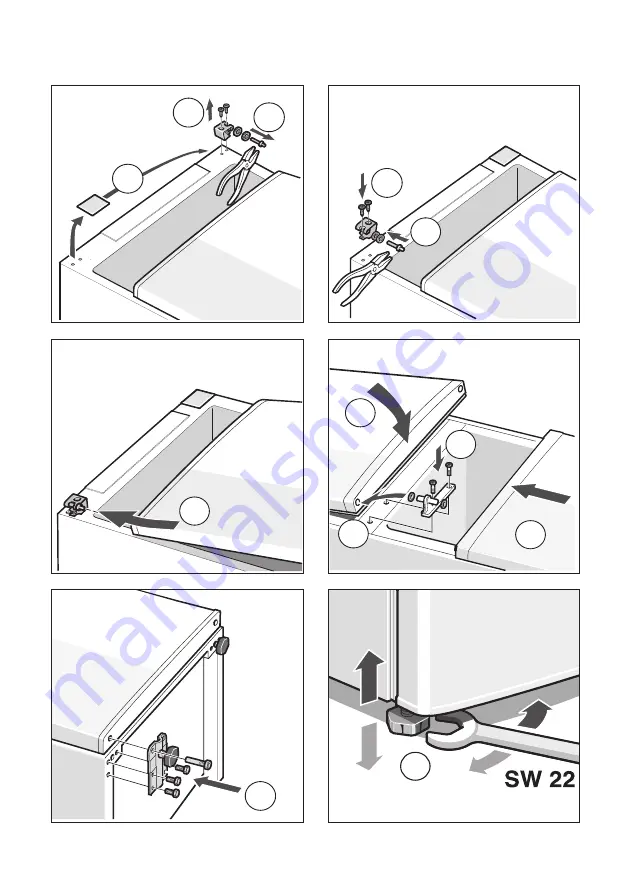 Bosch KGE39AW25R Installation Instructions Manual Download Page 12