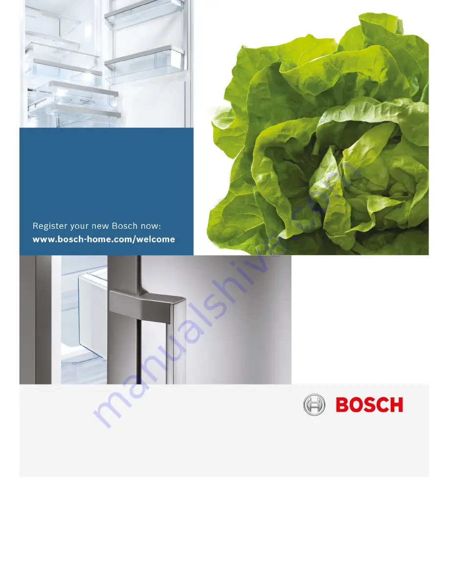 Bosch KIN86AD30G User Manual Download Page 1