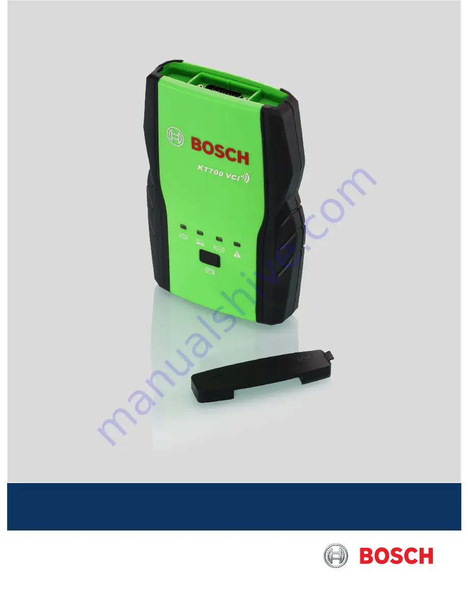 Bosch KT700VCI User Manual Download Page 1