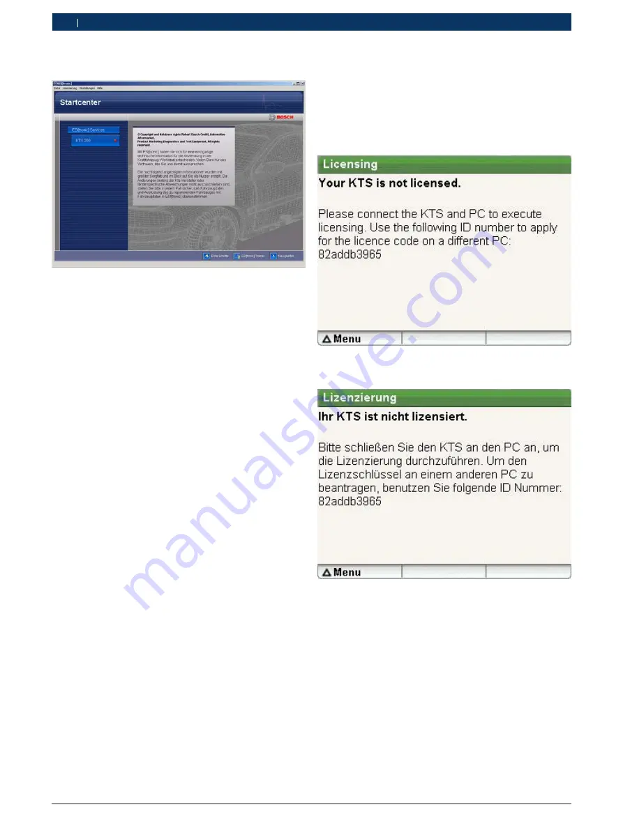 Bosch KTS 200 Operating Instructions Manual Download Page 10