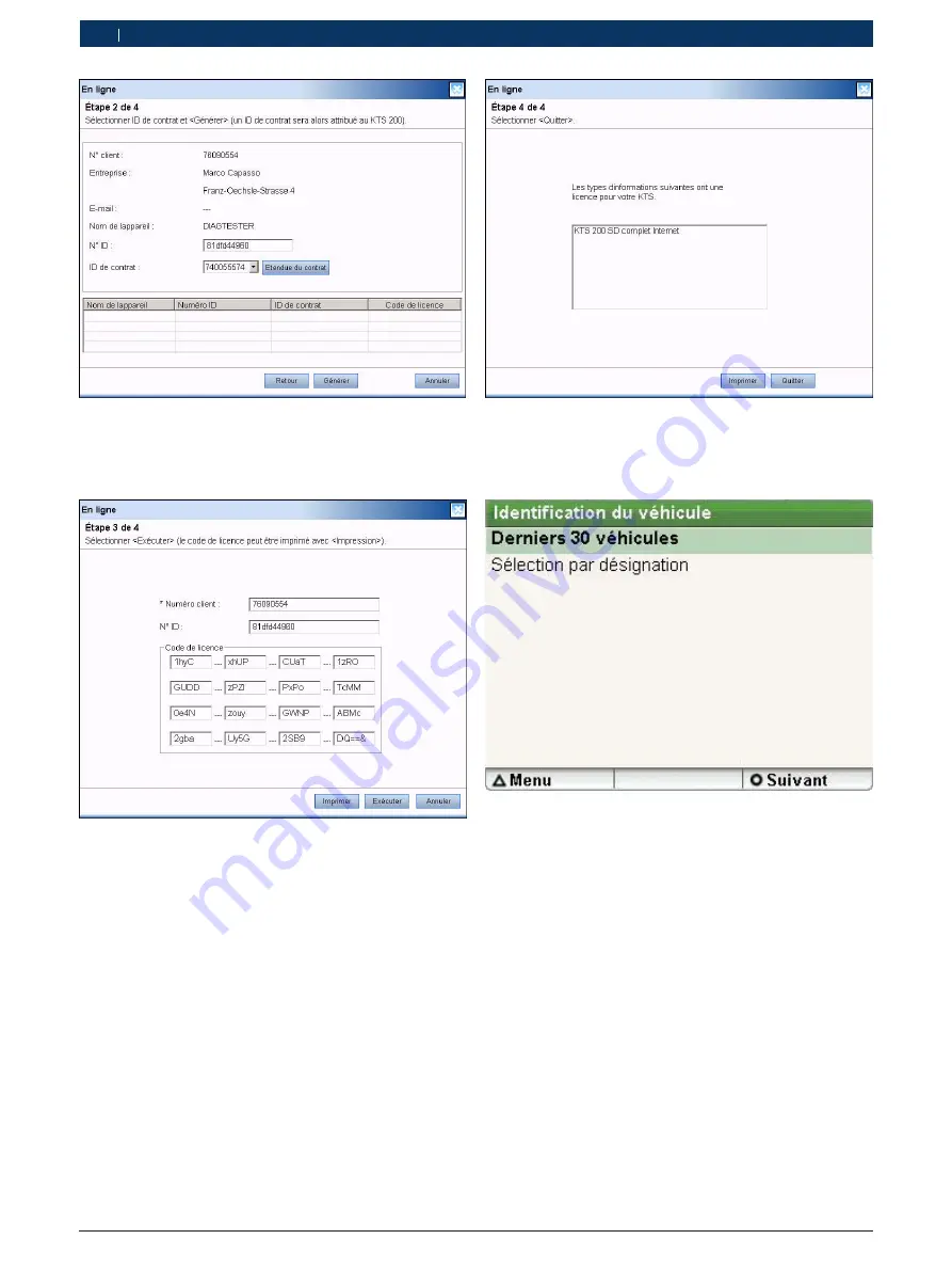 Bosch KTS 200 Operating Instructions Manual Download Page 40