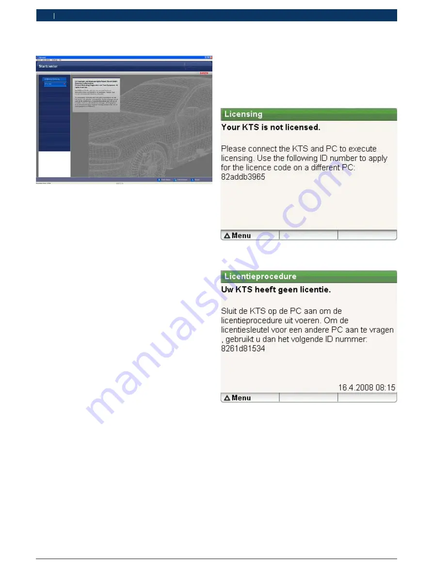 Bosch KTS 200 Operating Instructions Manual Download Page 94