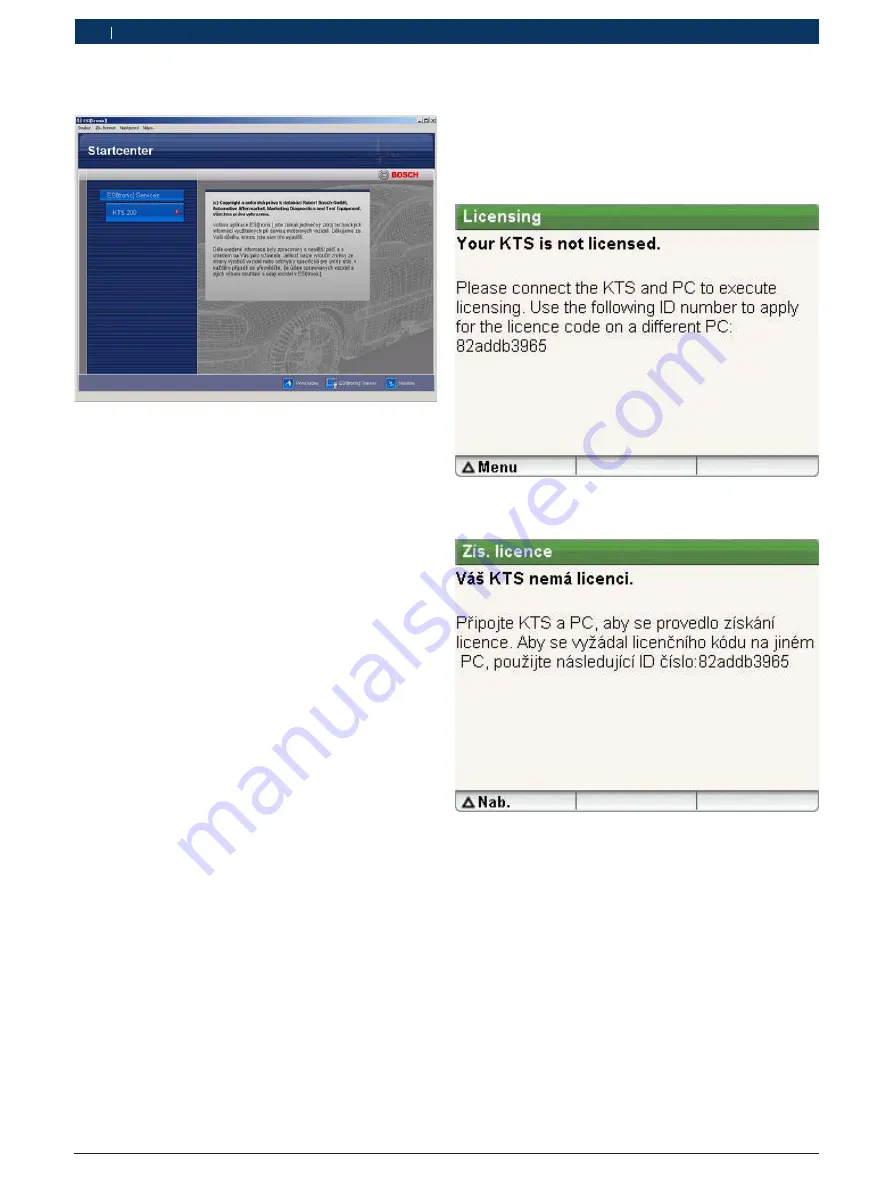 Bosch KTS 200 Operating Instructions Manual Download Page 136